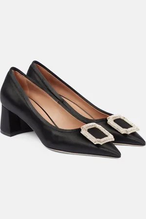 MALONE SOULIERS Salones Lina 45 de satén adornados