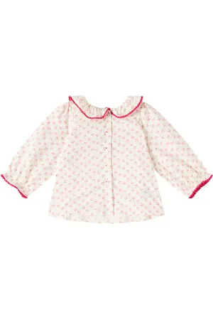 BONPOINT Bebé - blusa Jojoba de popelín de algodón