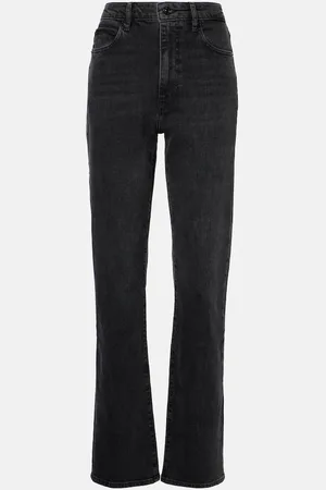 Frame Jeans rectos Ruler de tiro alto