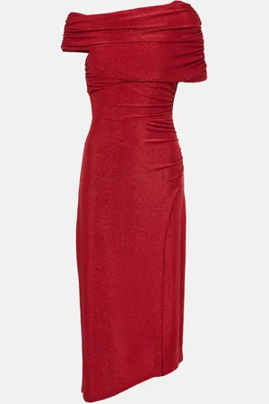 Diane von Furstenberg Vestido midi Agustin de lamé