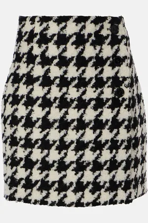 Nina Ricci Minifalda con pata de gallo