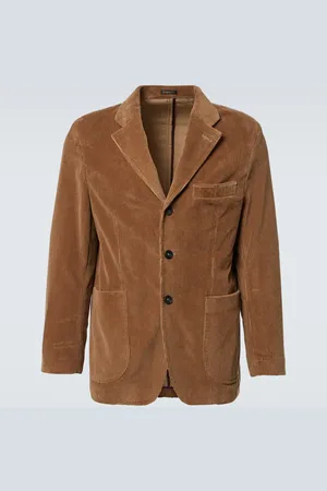 Rubinacci Blazer de pana de algodón