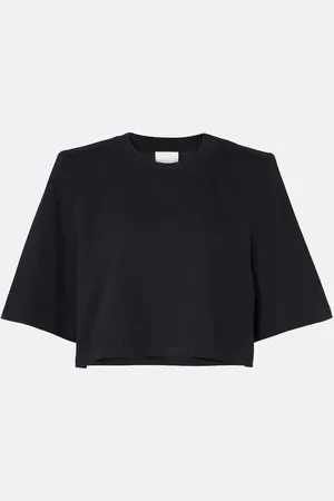 Isabel Marant Camiseta cropped Zaely de jersey de algodón