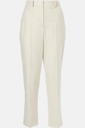 Loro Piana Pantalones rectos de lana y cachemir