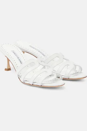 Manolo Blahnik Mules Ahwak 50 de piel