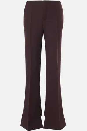Chloé Chloé Pantalones anchos de lana