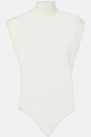 Alaïa Alaïa Body de cuello alto de lana