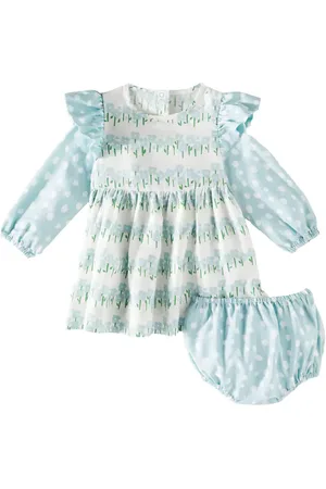 Stella McCartney Bebé - set de vestido y braga estampados