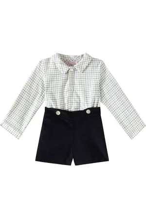 La Coqueta Bebé - set de top y shorts Arlo de algodón