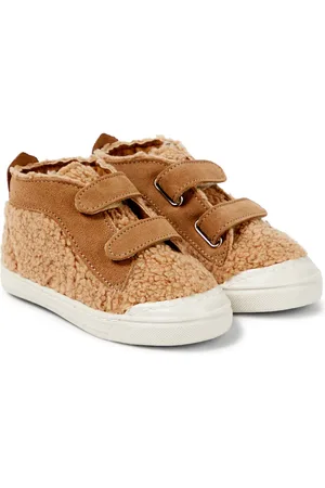 Il gufo Zapatillas de teddy con en piel