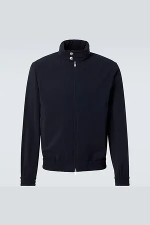 Brunello Cucinelli Chaqueta bomber de lona de algodón
