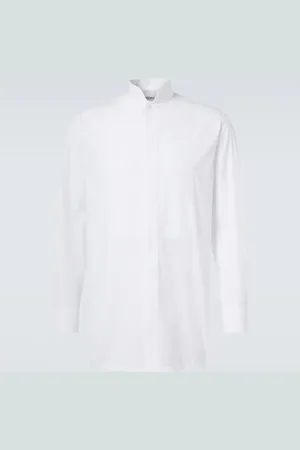Loro Piana Camisa de esmoquin de algodón