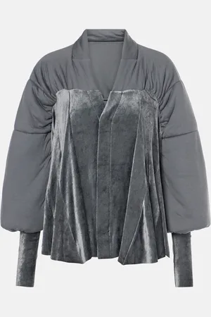 Rick Owens Chaqueta Duvetessa de jersey y terciopelo
