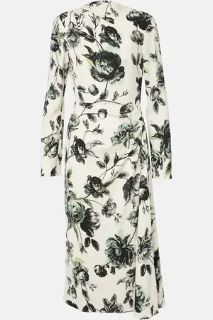 Erdem Vestido midi drapeado