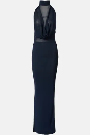 AYA MUSE Vestido de fiesta con cuello halter