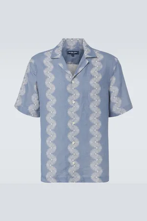 Frescobol Carioca Camisa bowling Roberto de lino estampada