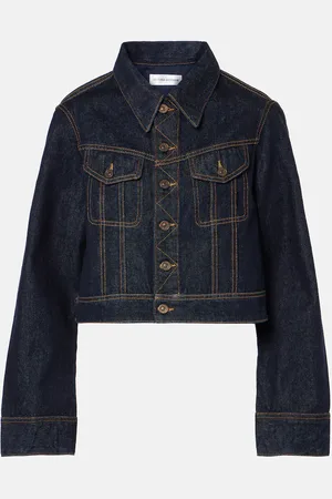 Victoria Beckham Chaqueta cropped de denim