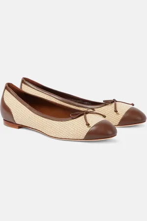 Manolo Blahnik Bailarinas Capbl de rafia