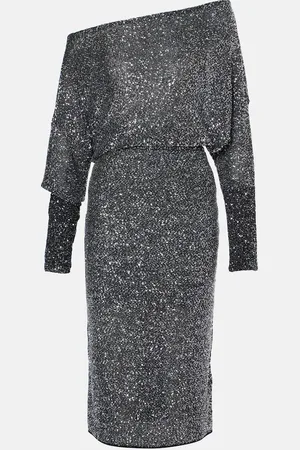Max Mara Vestido midi con lentejuelas