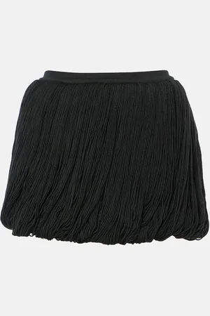 Alaïa Alaïa Minifalda de lana con flecos