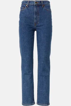 Khaite Jeans rectos Abigail de tiro alto