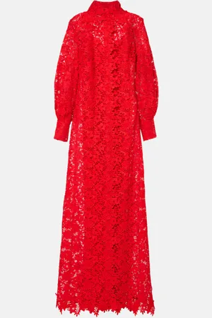 Safiyaa Vestido camisero Salma con encaje y cinturón