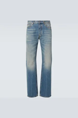 Alexander McQueen Jeans rectos Faded