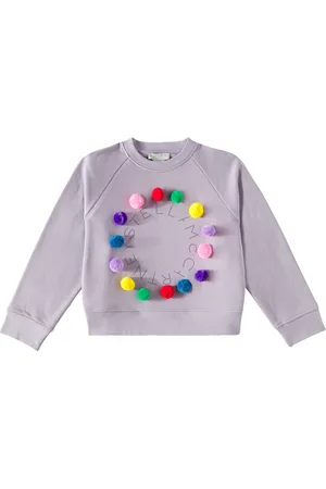 Stella McCartney Sudadera en jersey de algodón con logo