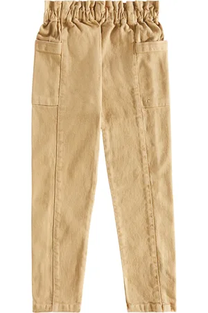BONPOINT Pantalones rectos Tiche de algodón