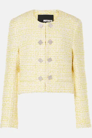 ROTATE Chaqueta cropped de bouclé