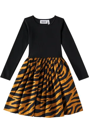 Molo Vestido Casie de mezcla de algodón estampado