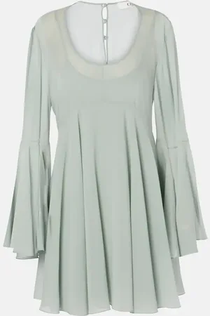 Chloé Chloé Vestido corto de chifón de seda
