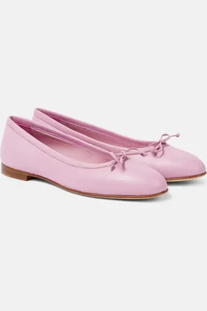 Manolo Blahnik Bailarinas Verallii de piel