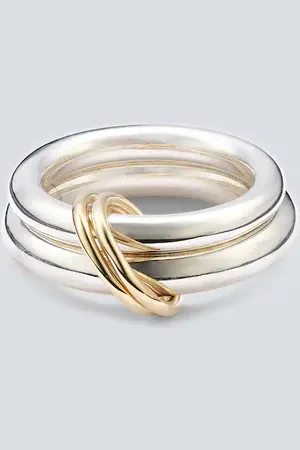 SPINELLI KILCOLLIN Anillo Virgo de plata de ley y oro de 18 ct