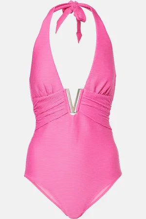Heidi Klein Bañador Tulum con cuello halter