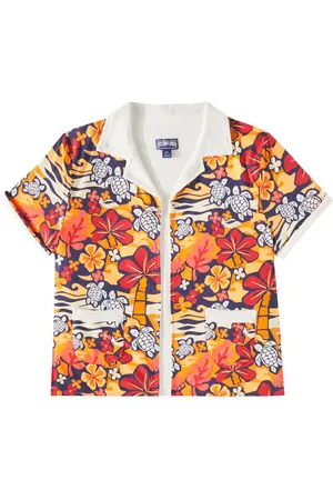 Vilebrequin Camisa Gale de algodón con rizo