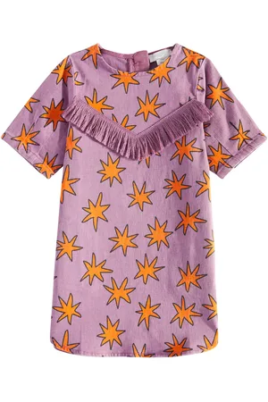 Stella McCartney Vestido de algodón estampado