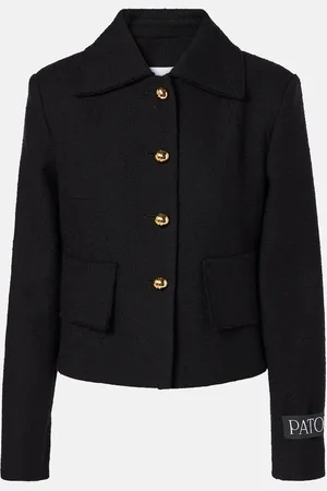 Patou Chaqueta de mezcla de lana y algodón