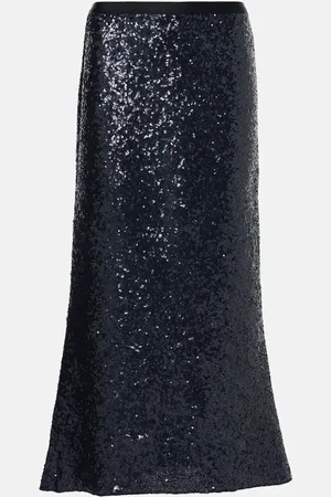Ralph Lauren Falda midi con lentejuelas
