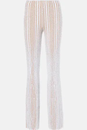 Missoni Pantalones flared de tiro alto con lentejuelas
