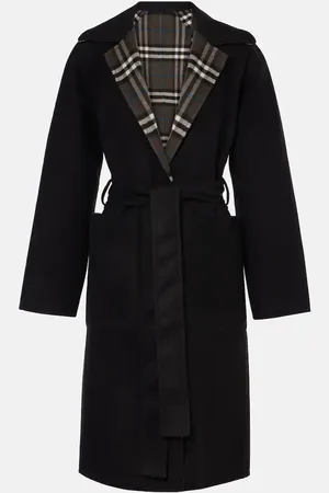 Burberry Abrigo envolvente de lana