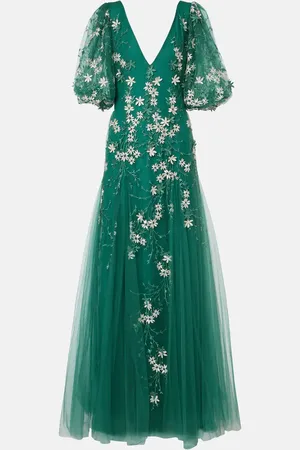 Costarellos Vestido de fiesta de tul y lurex® con apliques