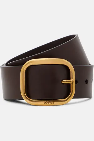 Loewe Cinturón Rounded de piel