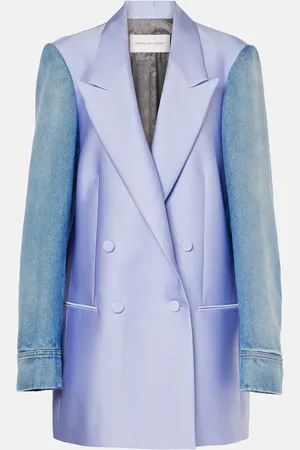 DRIES VAN NOTEN Blazer con mangas de denim