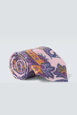 Etro Corbata con paisley