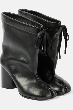 Maison Margiela Botines Tabi de piel con cordón