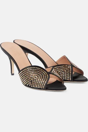MALONE SOULIERS Mules Grazia 70 de satén adornados