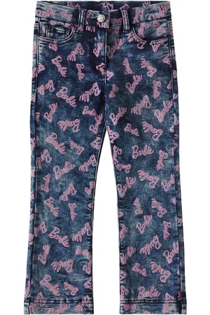MONNALISA X Barbie® jeans rectos estampados