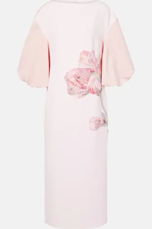 Safiyaa Vestido midi bordado