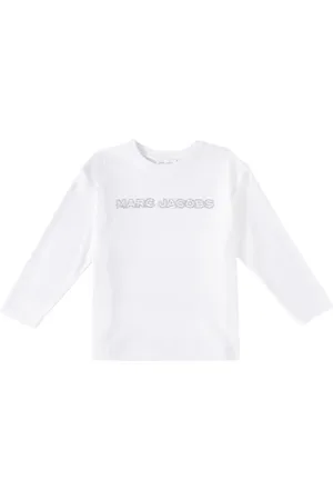 Marc Jacobs Top de algodón con cristales y logo